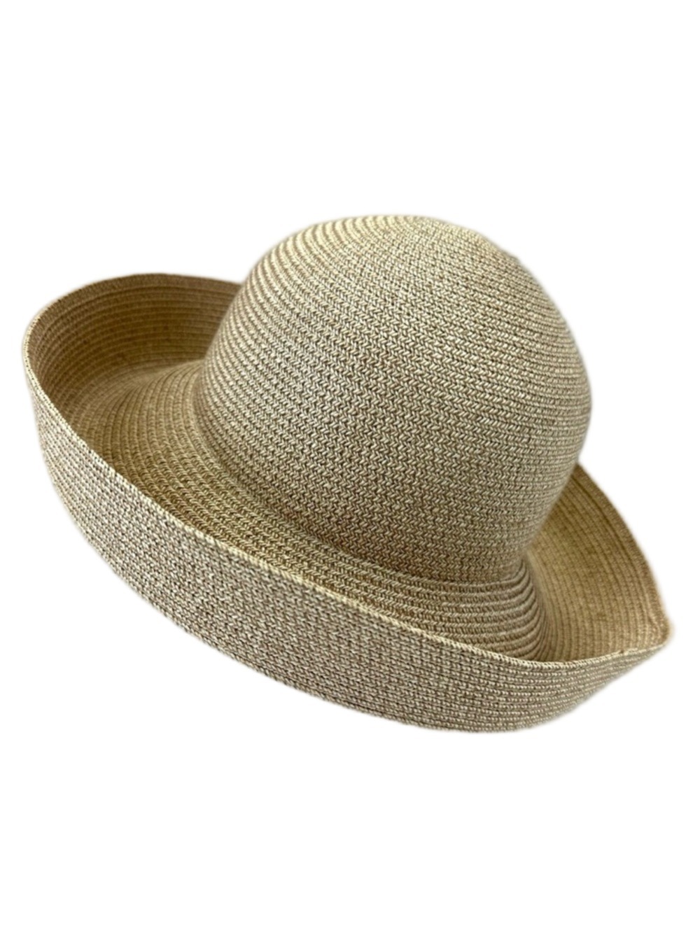 neutral weave womens sunhat Small Medium Wide brim
Packable